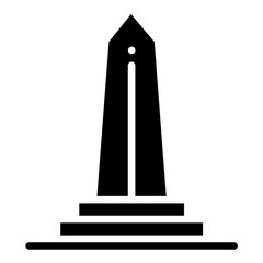 Vector Design Obelisk Icon Style