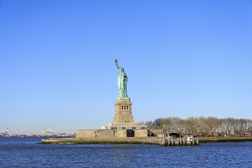 Statue of Liberty, Statue of Liberty National Monument, Liberty Island, New York City, New York State, USA, North America
