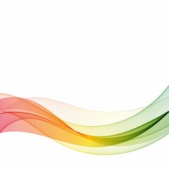 Abstract wave vector background, rainbow lines for brochure, website, flyer design. Wave of the spectrum. Smoking lines. Eps 10