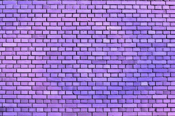 Purple brick wall background
