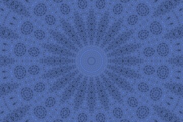 Abstract dark blue ornamental background