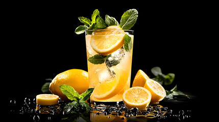 Refreshing Iced Lemonade with Mint: A Perfect Summer Drink!