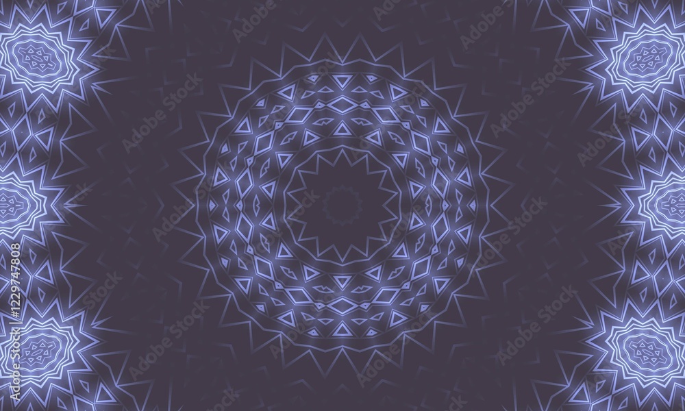 Poster background with abstract luminous pattern
