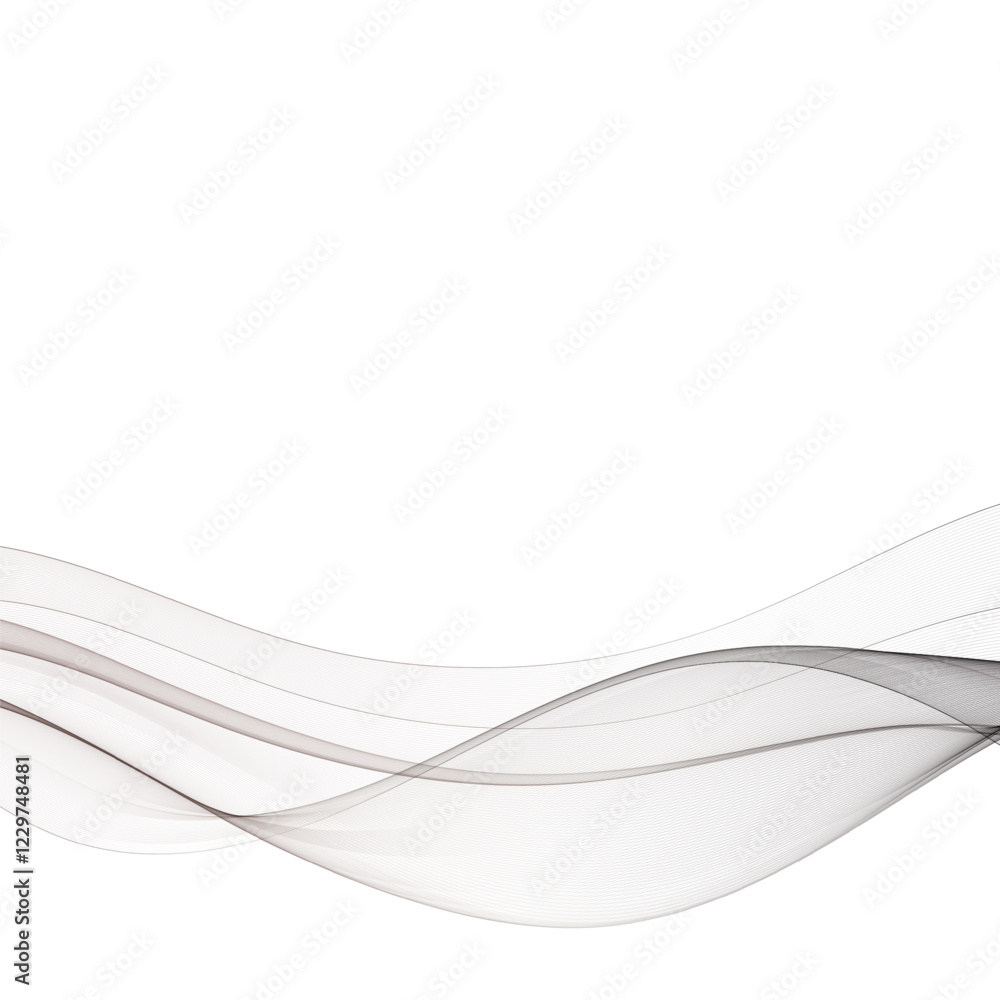 Poster gray wave pattern. colorful vector wave. decor element.