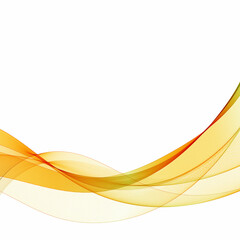 Yellow wave. abstract vector graphics. Eps 10