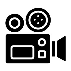Vector Design Film Camera Icon Style