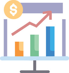 Financial Growth Icon in SVG Format