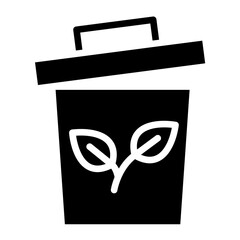 Vector Design Recycling Bin Icon Style