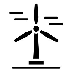 Vector Design Wind Turbine Icon Style