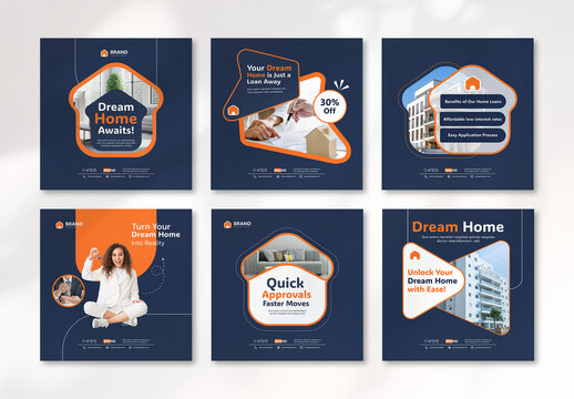 Real Estate Social Media Post Layout