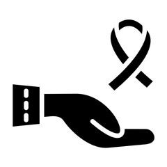 Vector Design Eco Awareness Ribbon Icon Style