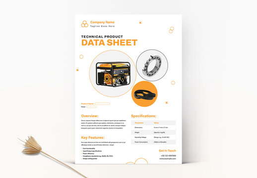 Technical Product Data Sheet Layout