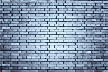 Blue weathered brick wall background