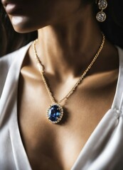 Diamond jewelry luxury and fashion jewelry. ai generative, AI generated