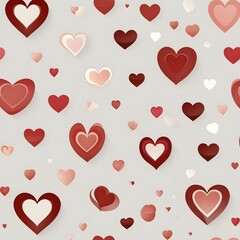 seamless pattern with hearts