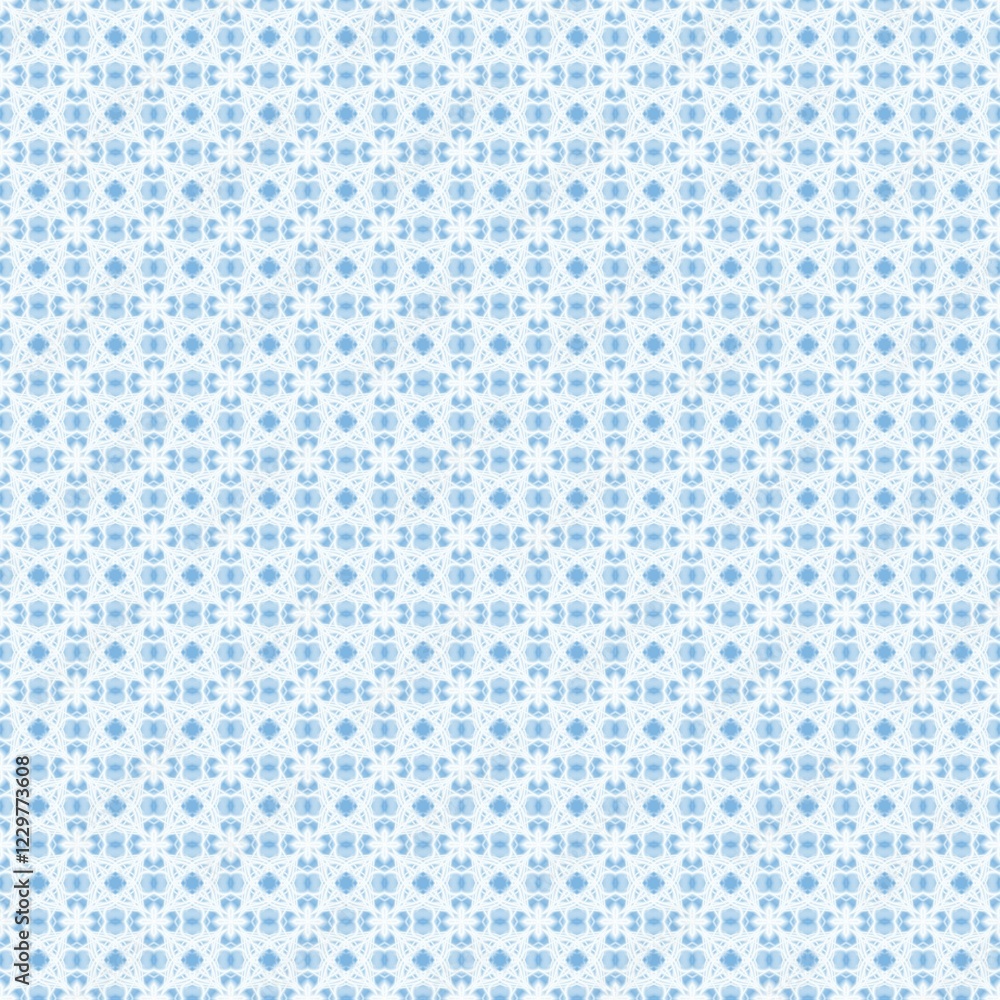 Poster background with blue abstract pattern