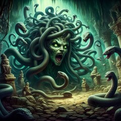 Medusa s filling the scene