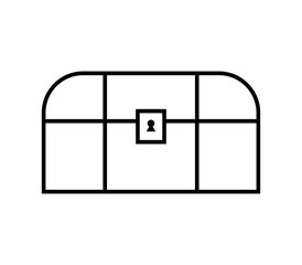 Treasure icon illustrated in vector on white background