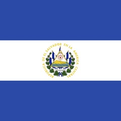 Official national flag of El Salvador