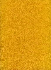 yellow fleece fabric texture background
