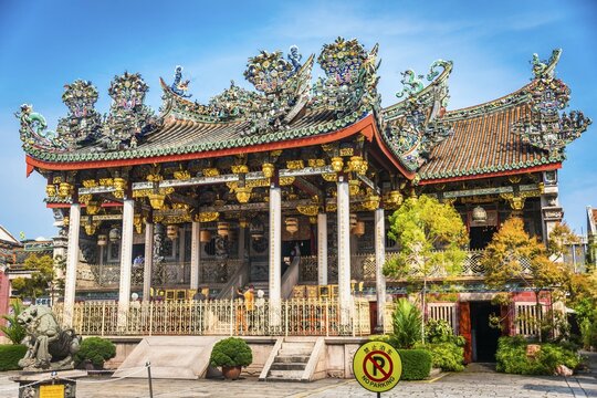 Leong San Tong Khoo Kongsi, Chinese Clan House, Temple, George Town, Penang, Malaysia, Asia