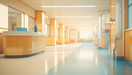 Fototapeta premium corridor in a hotel