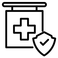 Obraz premium security icon in vector illustration