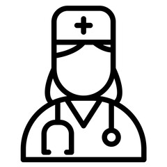 female icon in vector illustration