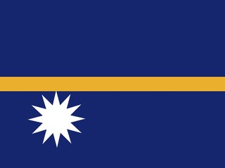 Official national flag of Nauru