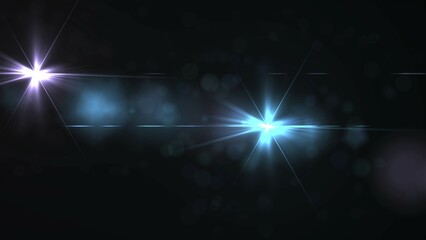 Abstract background with lights in space, 3d rendering computer generated backdrop