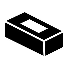 Clay Block Vector  Icon Design