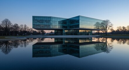Naklejka premium Reflection in the water