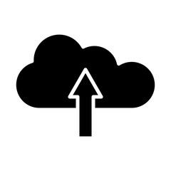 Cloud Upload glyph icon