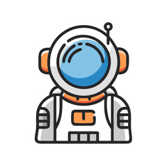 astronaut icon design