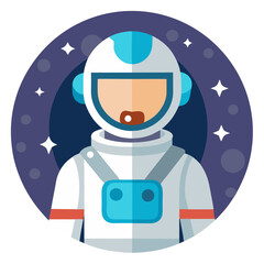 astronaut icon design