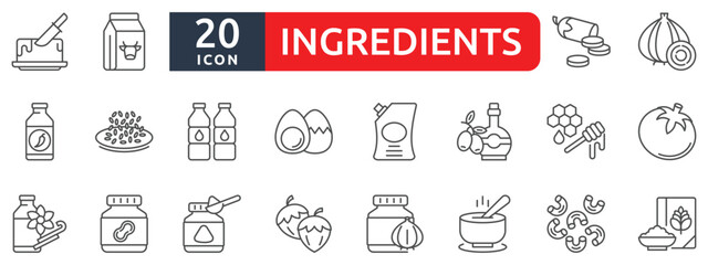 ingredients icon sheet