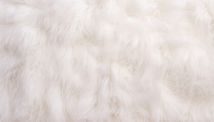 Obraz premium white fur texture