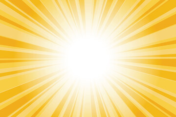 Obraz premium Orange sun burst abstract background. Abstract marigold orange background with sun ray. Summer vector illustration.