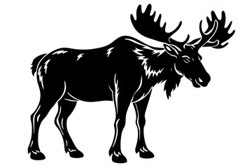 moose silhouette vector