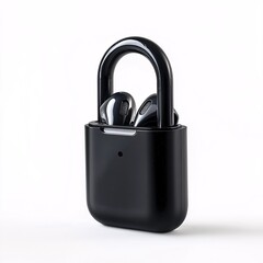 Fototapeta premium padlock isolated on white