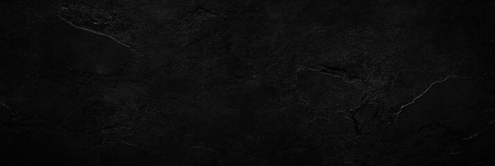 Naklejka premium Dark Black Abstract Background with Rock Texture, Perfect for Graphic Design, Digital Art, and Creative Projects Featuring a Mysterious Atmosphere