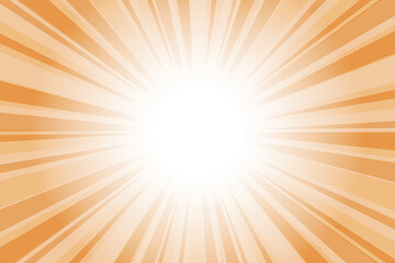 Obraz premium Orange sun burst abstract background. Abstract persian orange background with sun ray. Summer vector illustration.