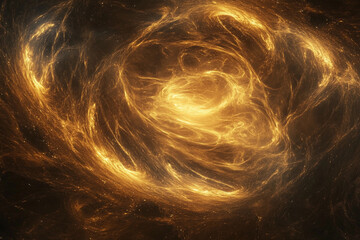 Naklejka premium Spectacular cosmic swirl of light and energy in the vast universe during a stellar phenomenon