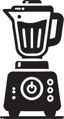Blender Silhouette Vector In White Background 