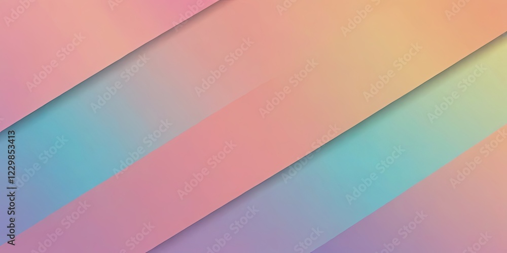Poster a colorful background with a pink stripe