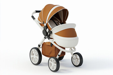 Stylish and modern baby stroller designed for comfort and convenience in urban environments
