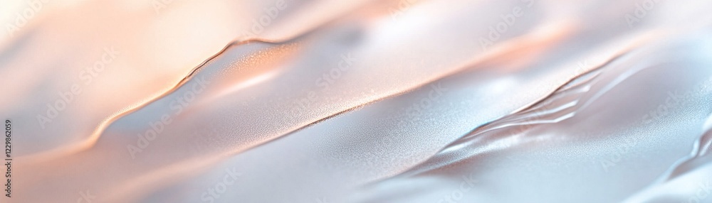 Poster a frosted glass surface features etched horizontal and diagonal lines, softly glowing with warm ligh
