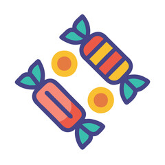 Wrapped Candy & Sweets Icon