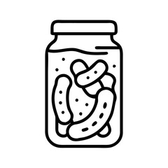 Pickles Jar & Gastronomy Icon