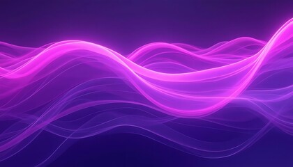 Naklejka premium Abstract Purple Waves Background Image Download